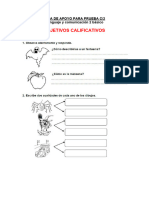 Guía Adjetivos Calificativos - 2 Básico