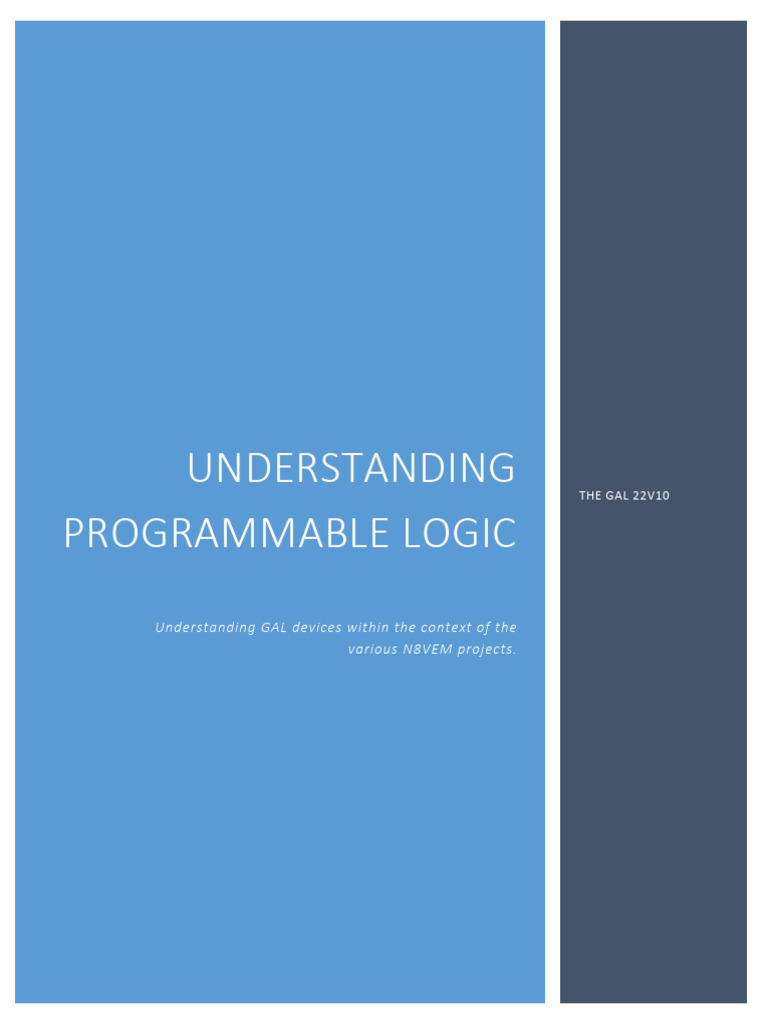 Understanding GAL 22V10 Devices | PDF | Logic Gate | Computing