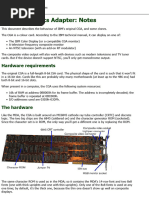 Colour Graphics Adapter Notes