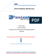PassLeader Juniper JNCIP SP JN0 661 Exam Dumps Braindumps PDF VCE