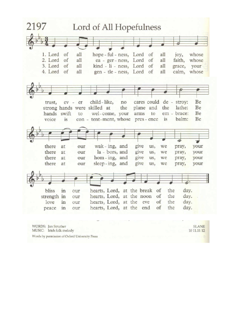 Lord of All Hopefulness PDF