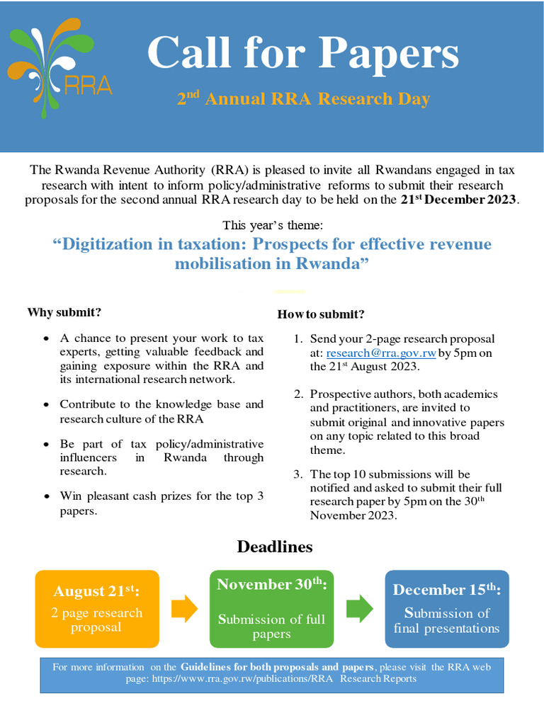 Call For Papers PDF