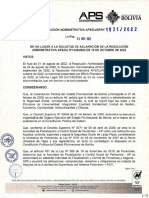 1531-22-Raapsdj No Ha Lugar A La Solicitud de Aclaracion de La Resolucion Administrativa PDF