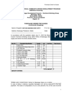 CBPM 2021 Form B-11 - Purchase Order For Goods