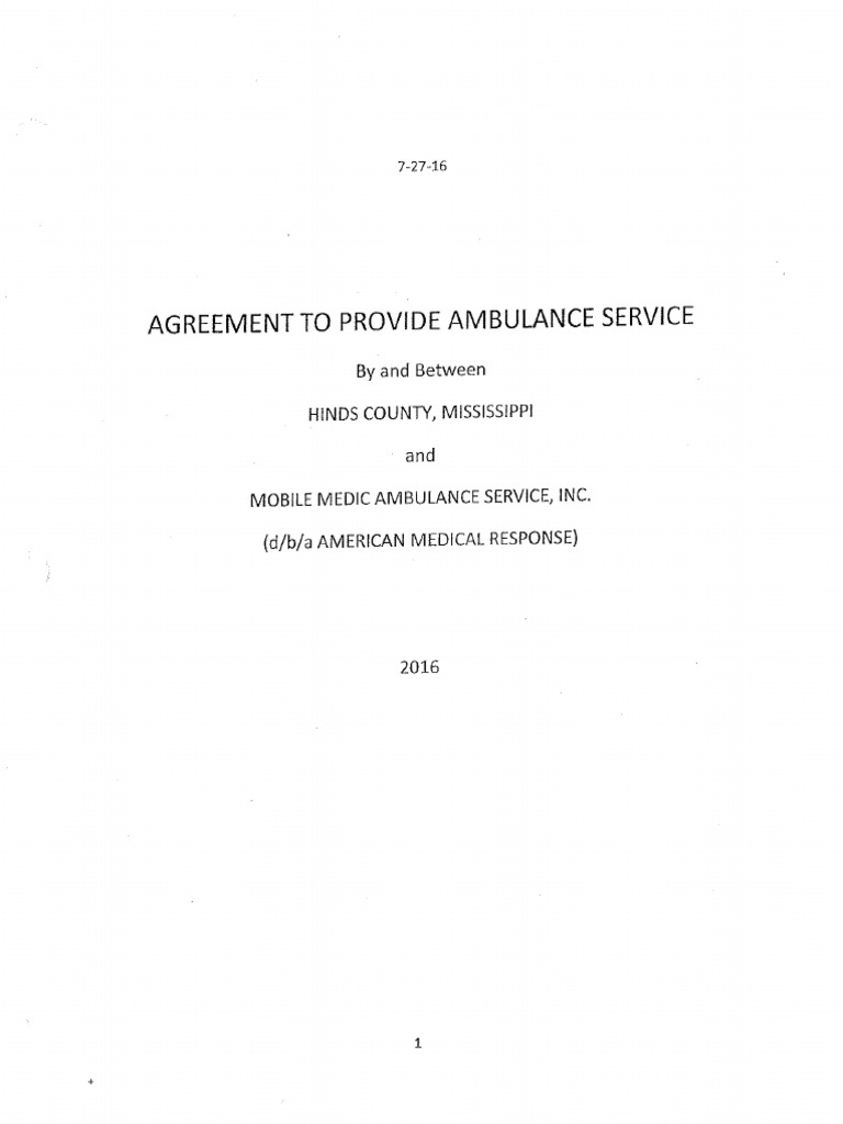 AMR Contract | PDF