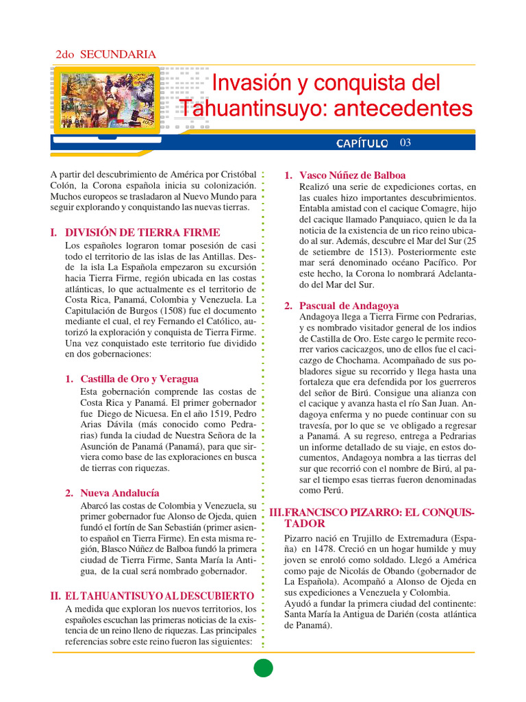 2° 3 -2 BIMESTRE INVACIÓN Y CONQUISTA (3) | PDF