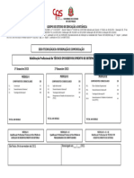 Matriz Curricular Tecnico