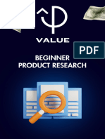 Beginner Product Research - VALUE Club