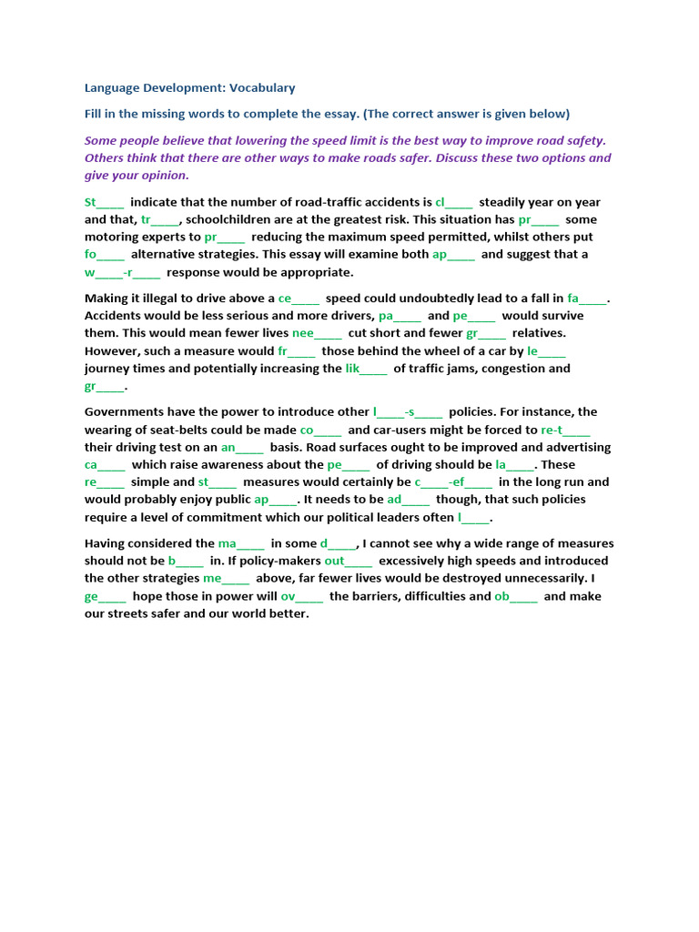 Road Safety: Speed Limits vs. Alternatives | PDF | Road Traffic Safety ...