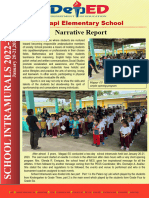 Narrative Report School Intrams 2023