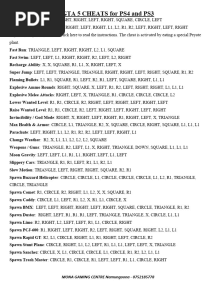 GTA 5 CHEATS For PS4 and PS3