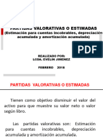 Partidas Valorativas