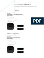 Cómo Identificar Los Modelos Del Apple TV