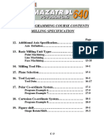 640MT Milling Specification