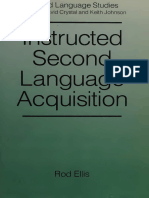 Instructed Second Language Acquisition - Learning in The Classroom