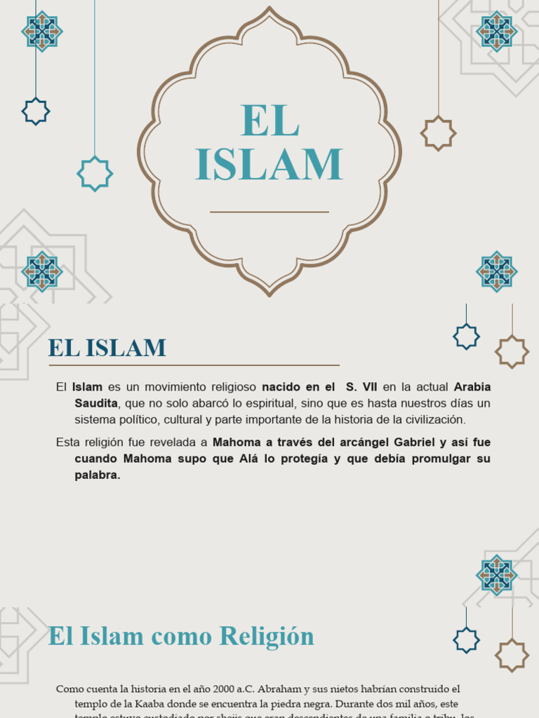 Islamic History Thesis XL by Slidesgo PDF Mahoma Monoteísmo