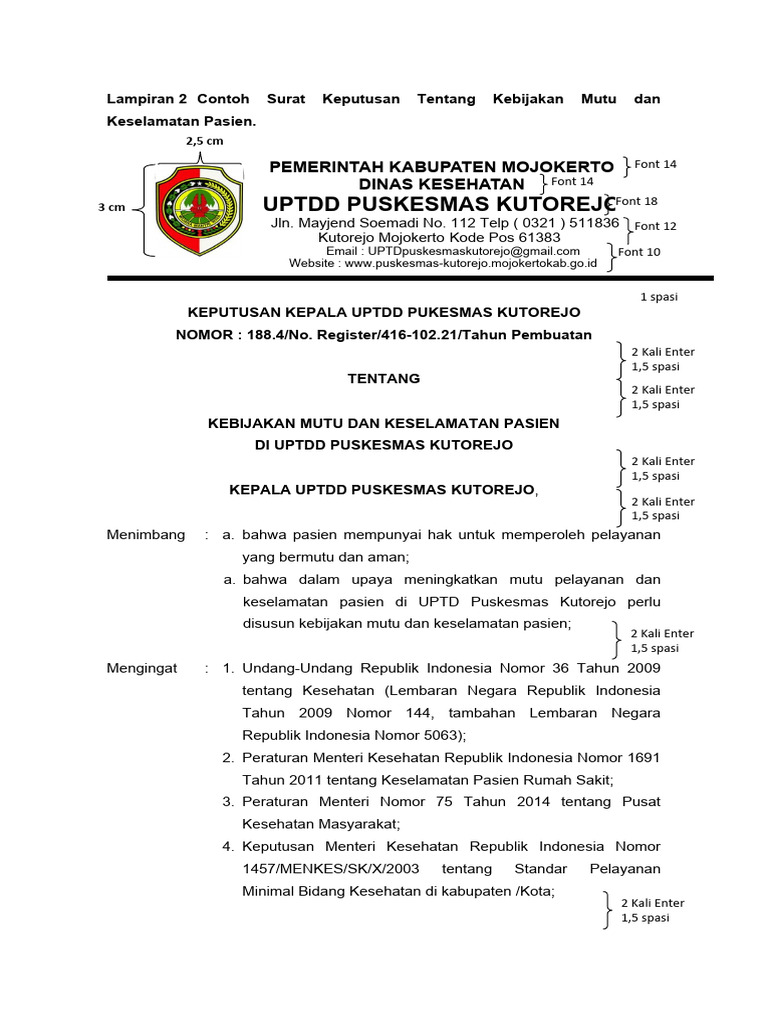 Contoh SK | PDF