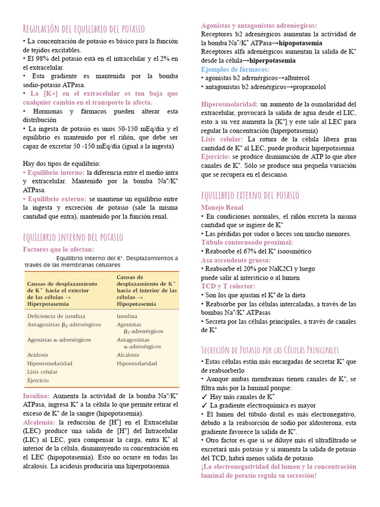 Equilibrio Del Potasio | PDF | Ciencia y matemáticas