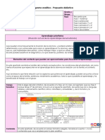 Propuesta didactica Plan Analítico