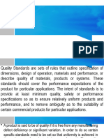 Quality Standards M1 - Q1