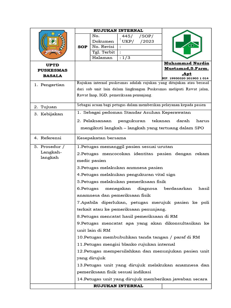 DR Hida RUJUKAN INTERNAL New PDF