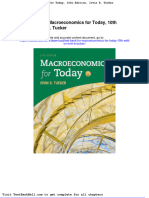 Test Bank For Macroeconomics For Today 10th Edition Irvin B Tucker