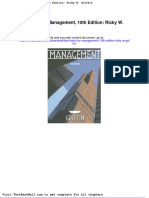 Test Bank For Management 10th Edition Ricky W Griffin