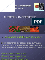 2 - Nutrition Et Croissance Bacterienne