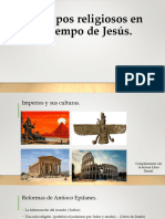 Grupos Religiosos e Instituciones en El Tiempo de Jesus.
