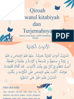 Qiroah Al - Adawatul Kitabiyah Dan Terjemahnya