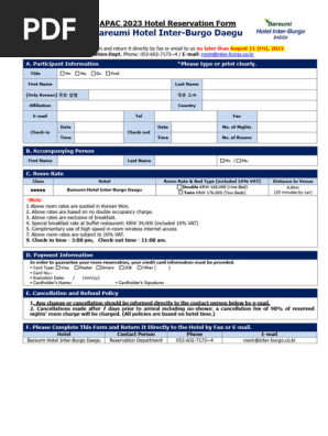 APAC 2023 _Hotel_Reservation_Form_Bareumi Hotel Inter-Burgo Daegu