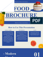 Modern Food Brochure