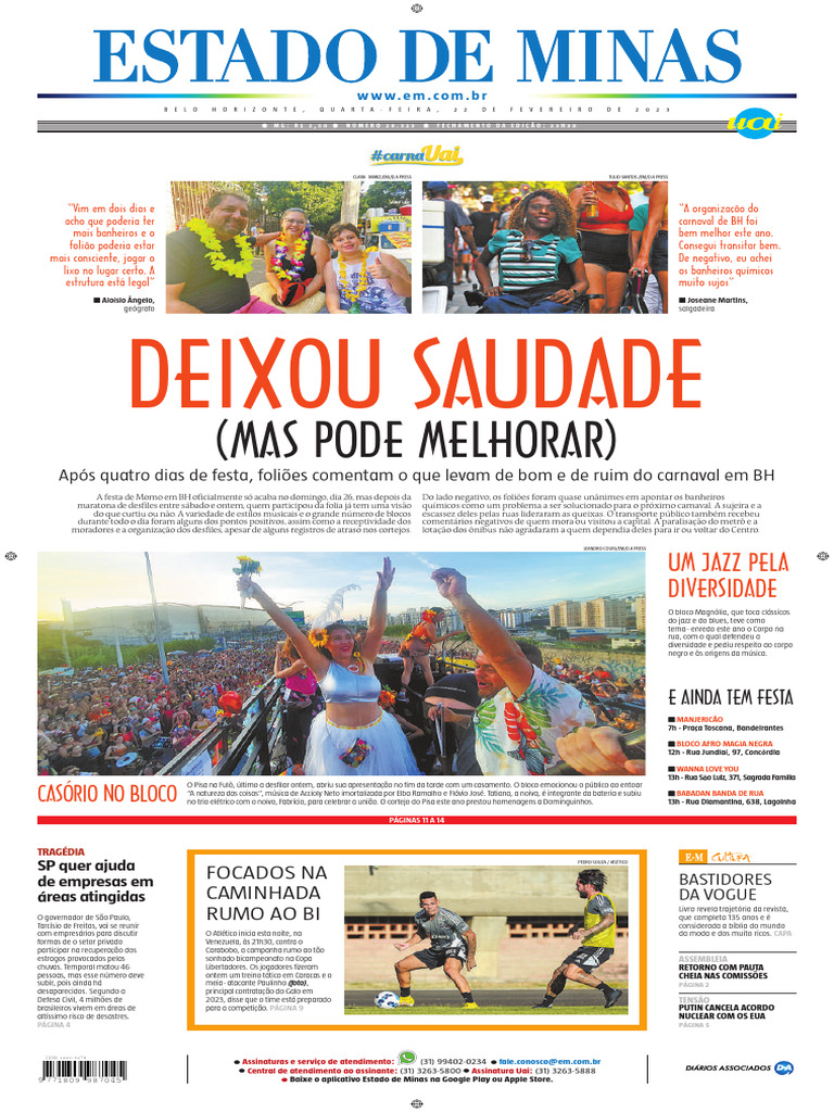 MG Estado de Minas 220223 | PDF