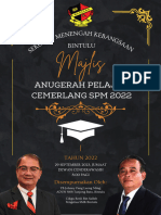 Booklet Majlis Anugerah Pelajar Cemerlang SPM 2022