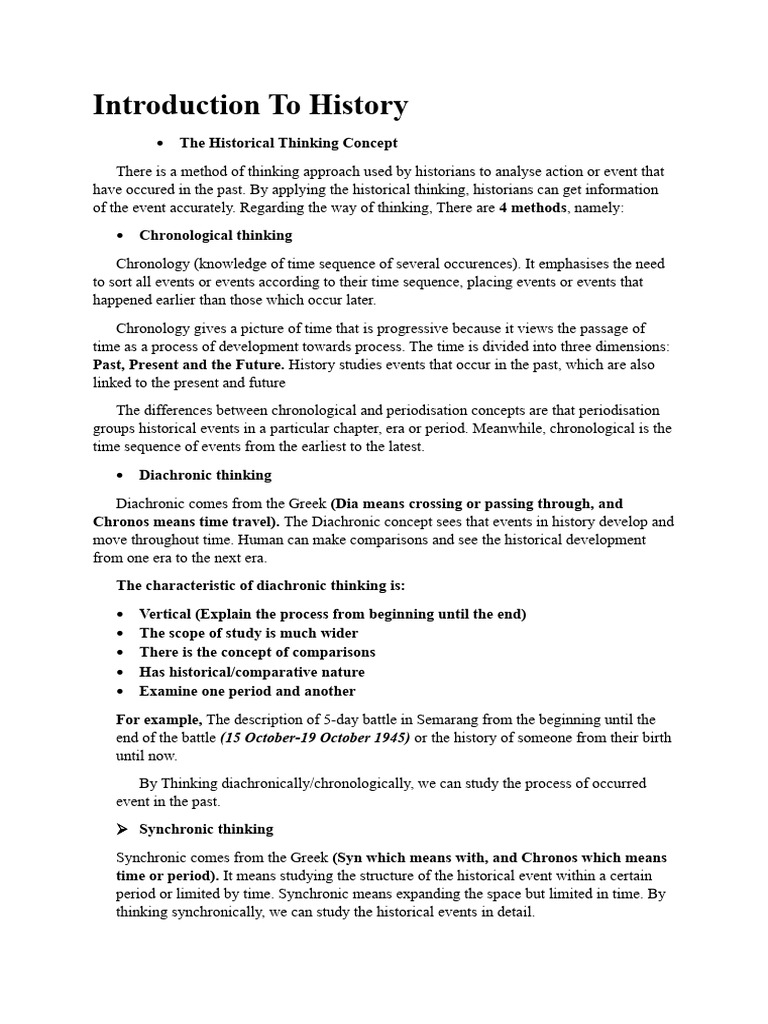 History Summary | PDF