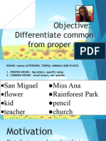 Differentiate Common From Proper Noun