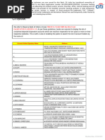 NRI List of Unclaimed Deposits Accounts | PDF