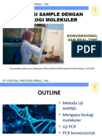 Deteksi Biologi Molekuler PCR Dan RT-PCR