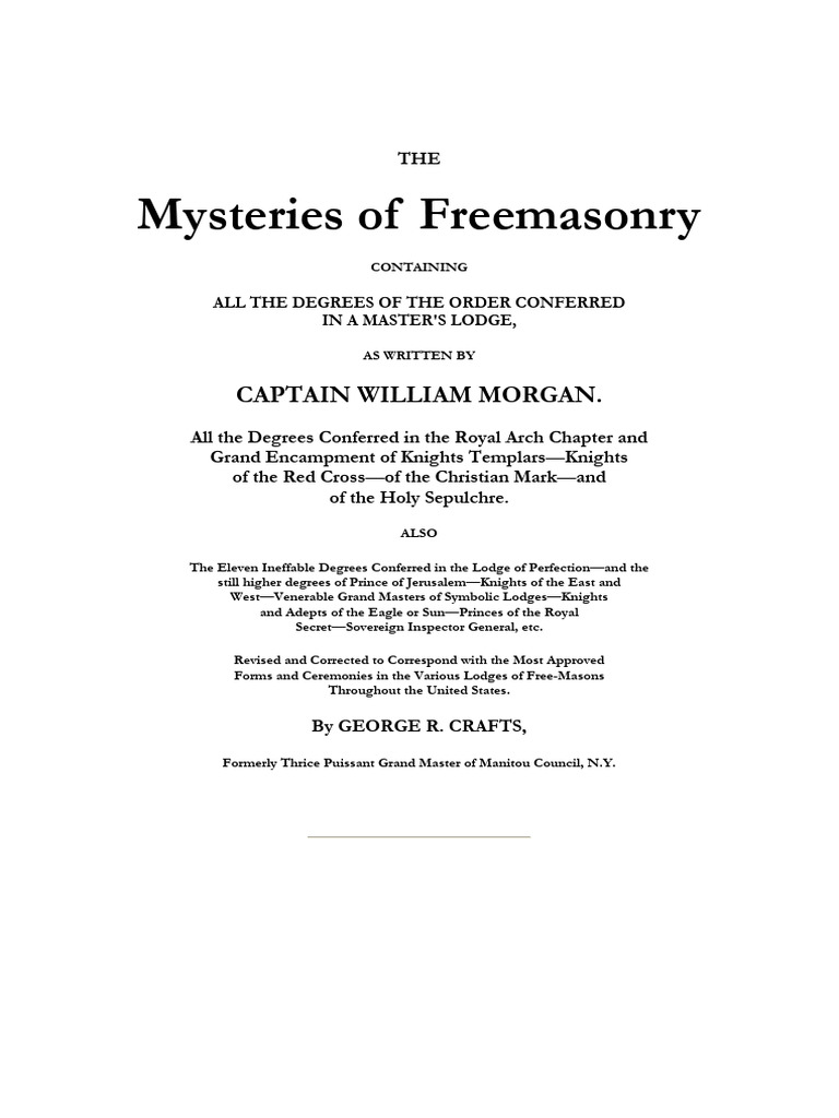 The Full Sacred York Rite Rituals Degrees | PDF | Freemasonry | Western ...