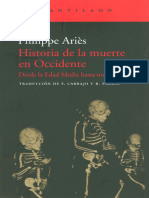 Aries Philippe Historia de La Muerte en Occidente