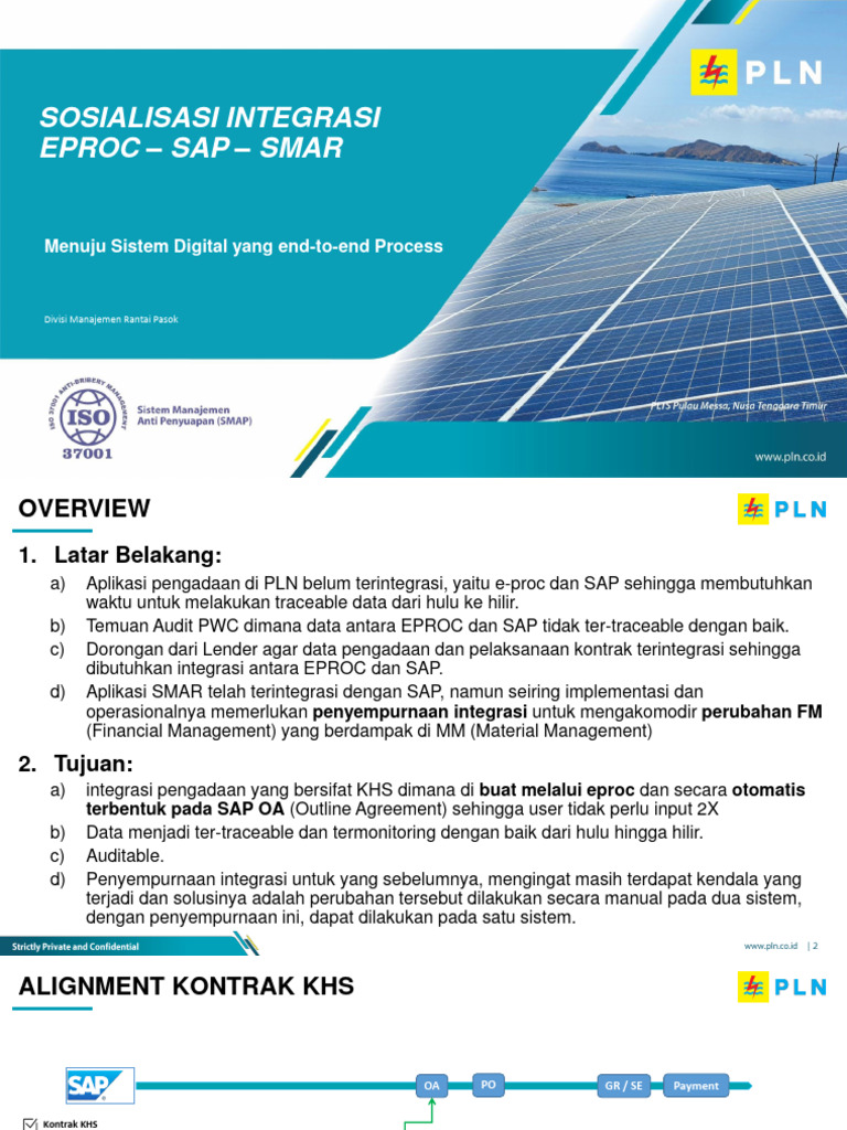 Integrasi Eproc dan SAP di PLN | PDF