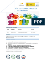 Info - FORMACIÓN FORMADORES E-LEARNING