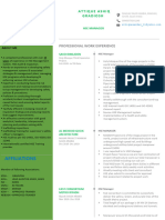 HSE Manager CV PDF