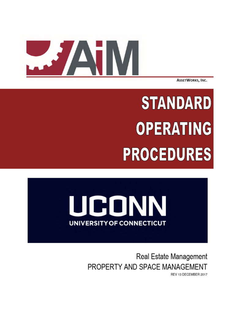 UCONNAiMStandardOperatingProceeduresRealEstateManagement27OCT17