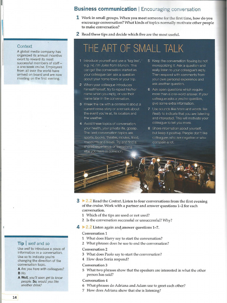 The Art of Small Talk | PDF