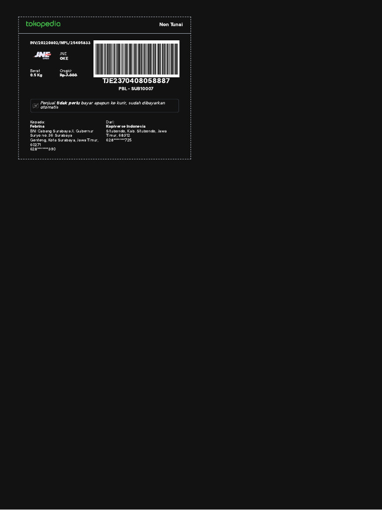 Shipping Label | PDF