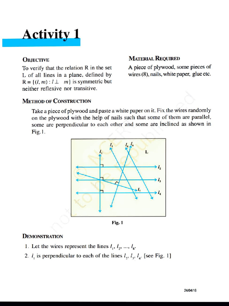 Class 12 Maths Lab Activities Guide | PDF | Tangent | Slope