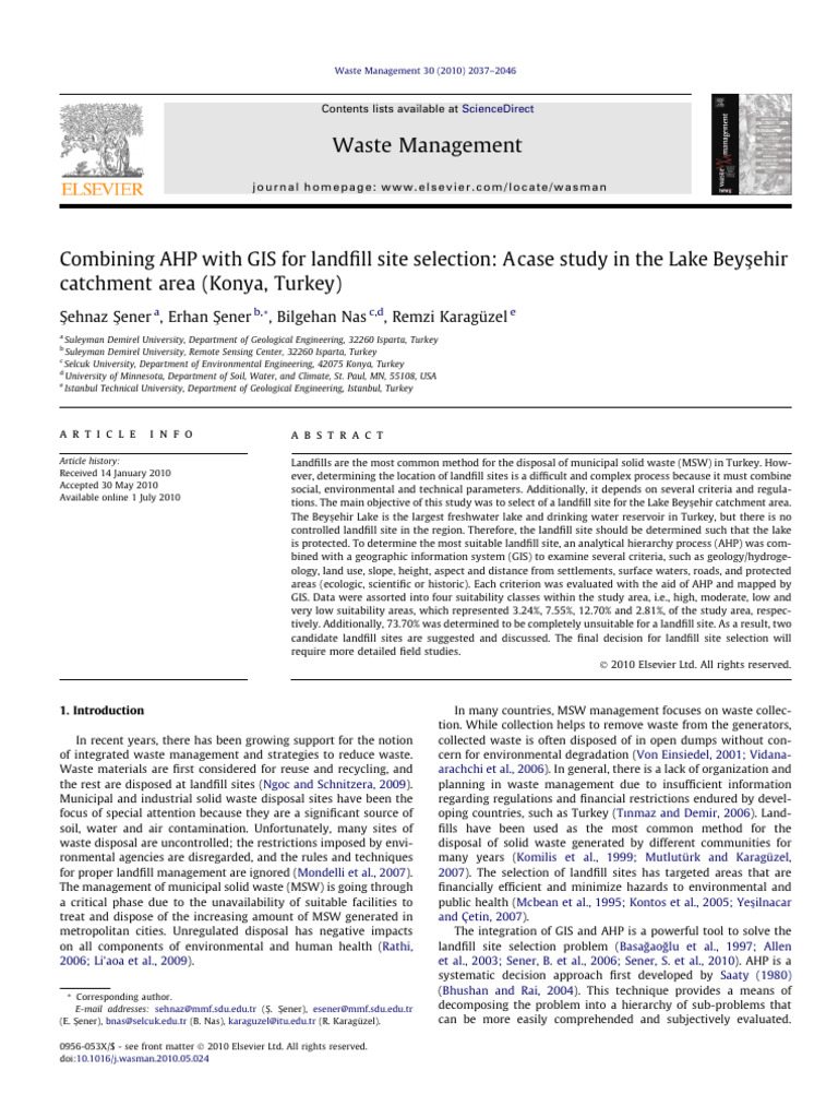 UseCase_02_Landfill Site Selection KonyaTurkey PDF