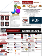 October 2011 Productivity Calendar for Keller Williams Northeast 