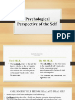 Psychological Perspective of The Self